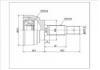 球笼 CV Joint:TO-009